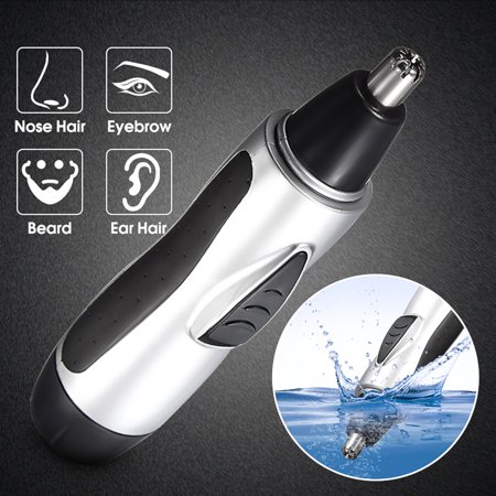 - 1/2 x Electric Nose Ear Face Hair Removal Trimmer Shaver Clipper Cleaner Remover Tool Battery Operated