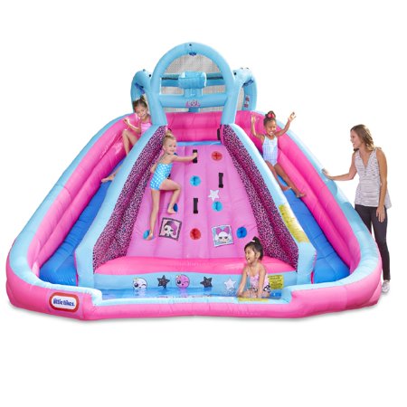 L.O.L. Surprise! Inflatable River Race Water Slide with (Best Tarp For Water Slide)