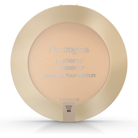 Neutrogena Mineral Sheers Compact Powder Foundation Spf 20, Natural Beige 60,.34 (Best Foundation With Spf For Oily Skin)