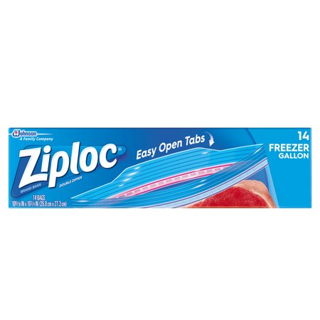 Ziploc Pinch & Seal Freezer Bags, Gallon, 14 Count - Walmart.com