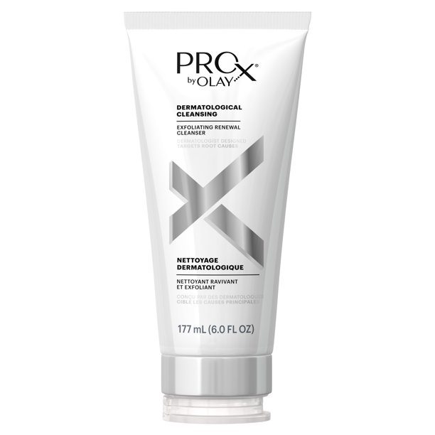 ProX by Olay Exfoliating Renewal Face Cleanser, Anti-Aging, 6 fl oz