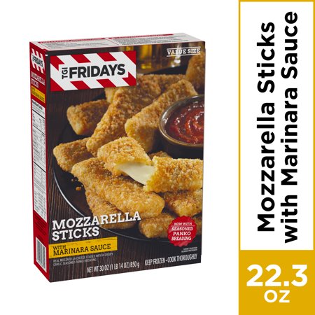 TGI Fridays Frozen Mozzarella Sticks with Marinara Sauce ...