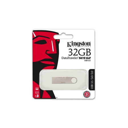 Kingston 32GB USB 3.0 DataTraveler SE9 G2 Flash Drive,