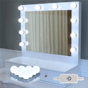 Vanity Makeup Lighting Eecoo Makeup Mirror Lights Hollywood Style Led Vanity 10 With Touch Stepless Dimmer