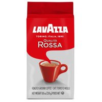 Lavazza Qualita Rossa Ground Coffee Blend, Medium Roast, 8.8-Ounce Bag
