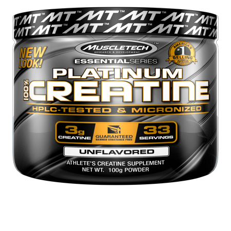 Essential Series Creatine Monohydrate Powder, 100% Pure Micronized Creatine Powder, Muscle Builder & Recovery, 80 Servings (Best Recovery Food After Workout)