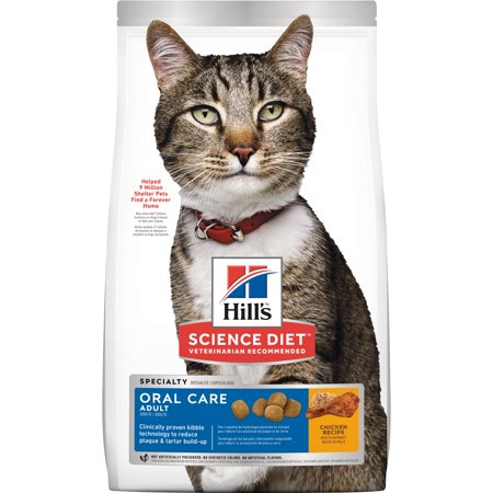 cat diet science lb oral dry chicken hill adult care recipe bag