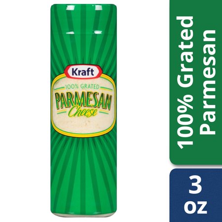 - (2 pack) Kraft 100% Grated Parmesan Cheese Shaker, 3 oz Bottle