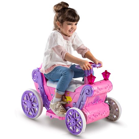 Disney Princess Girls’ 6V Battery-Powered Ride-On Quad Toy by (Best Thrill Rides In Disney World)