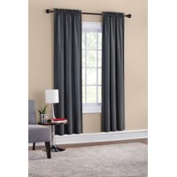 Room Darkening Curtains Product Image Mainstays Room Darkening Threaded Print Curtain Panel Pair