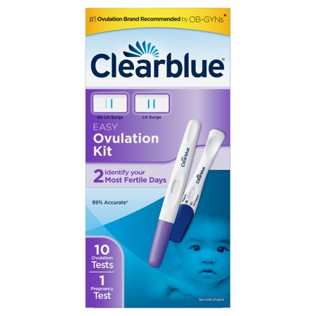 Clearblue Ovulation Complete Starter Kit, 10 Ovulation Tests and 1 Pregnancy (Best Ovulation Prediction Kit)