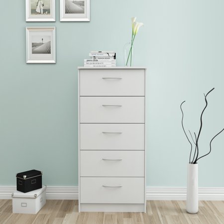 Homestar Finch Collection 5-Drawer Dresser, Multiple Finishes