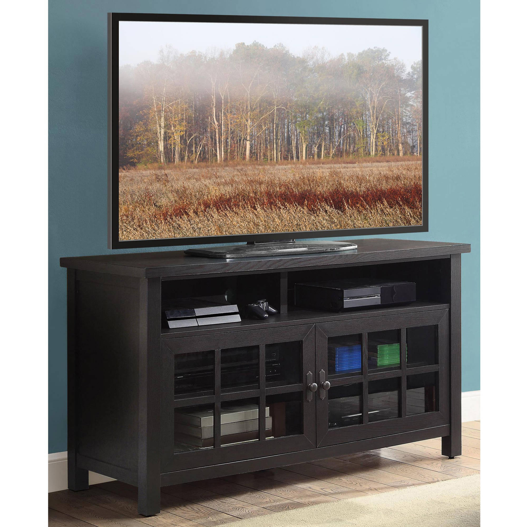 Whalen Espresso 54'' Table Top TV Console for TVs up to 60''