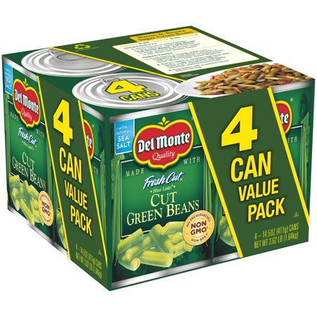 (8 Cans) Del Monte Fresh Cut Blue Lake Cut Green Beans, 14.5 (Best Beans For Refried Beans)