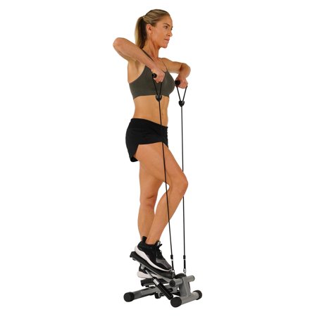Stepper Mat - Sunny Health & Fitness Mini Stepper With Resistance Band - NO. 012-S