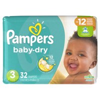 Pampers Baby-Dry Diapers (Choose Your Size and Count)