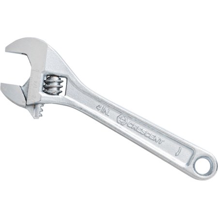 Adjustable Spud Wrench - Crescent AC210VS Adjustable Wrench Plated Finish 10 Inch