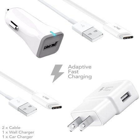 Samsung Galaxy Y S6102 Samsung Galaxy Y Duos S6102 Charger Fast Micro USB 2.0 Cable Kit by Ixir - (Fast Wall Charger + Fast Car Charger + 2 Cable) by Ixir ()