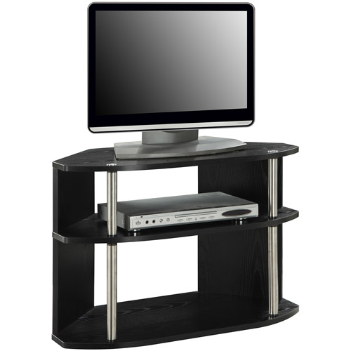 Designs2Go Swivel Black TV Stand for TVs up to 32''