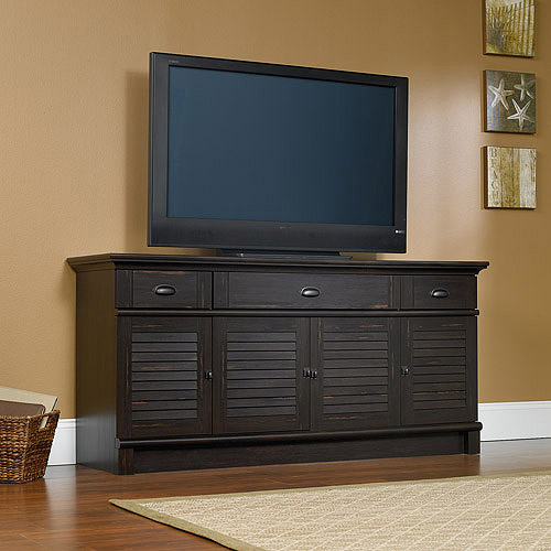 Sauder Harbor View TV Stand for TVs up to 70'', Antique Paint