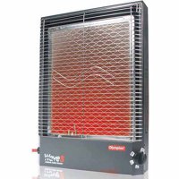 Camco Olympian RV Wave-8 LP Gas Catalytic Safety Heater, Adjustable 4200 to 8000 BTU, Warms 290 Square Feet of Space, Portable and Wall Mountable