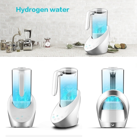 AUGIENB 1.5L Hydrogen-Rich Home & Living Alkaline Water Energy Filter Jug Bottle Cup Ionizer Generator (Best Alkaline Water Machine Singapore)
