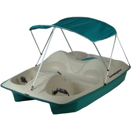 Sun Dolphin 5 Seat Recreational Pedal Boat with Canopy ...