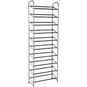 Door Shoe Racks Mainstays 10 Tier Narrow Shoe Rack Versatile Design For All Types