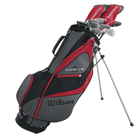 Wilson Profile XD Men's RH Flex Graphite Steel Golf Club Stand Bag Package (Best Wilson Golf Clubs)