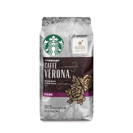 Starbucks Caffe Verona Dark Roast Ground Coffee, 12-Ounce