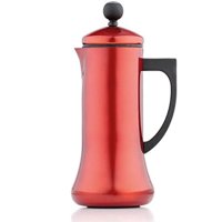 La Cafetiere Red Aluminum 8 Cup / 1000 Ml Coco Pot Frother