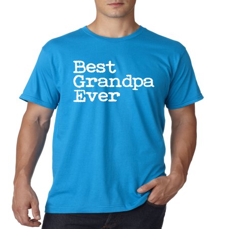 Trendy USA 1078 - Unisex T-Shirt Best Grandpa Ever Family Humor Small
