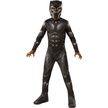 Marvel Black Panther Child Deluxe Boys Halloween (Best Rave Halloween Costumes)