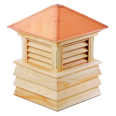 Cupola Copper Roof - Good Directions Dover Wood Shiplap Cupola with Copper Roof - 18