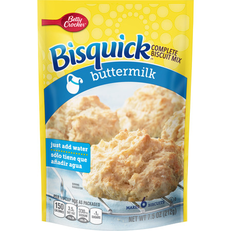 (3 Pack) Betty Crocker Bisquick Buttermilk Complete Biscuit Mix, 7.5 (Best Southern Buttermilk Biscuits)