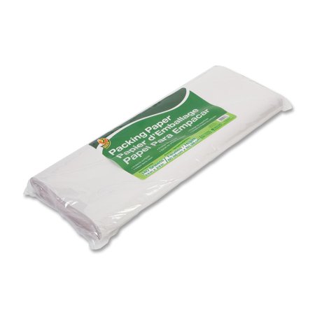 Mailroom Packing Materials - Duck Packing Paper and Void Fill, 24 in. x 24 in., White, 120-Count