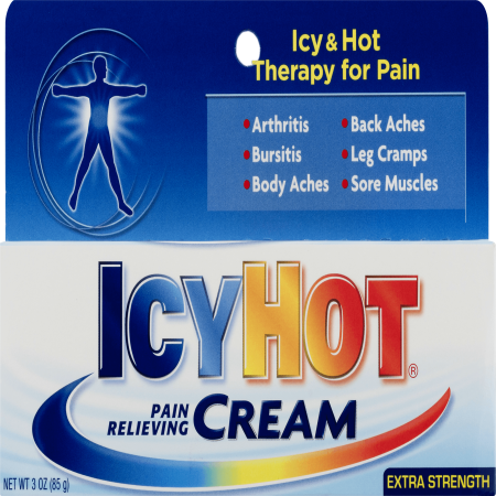 Icy Hot Pain Relieving Cream Extra Strength 3oz (Best For Muscle Pain)