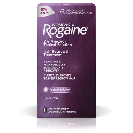 Women's Rogaine 2% Minoxidil Topical Solution, 1-Month