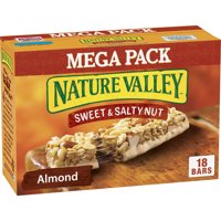 Nature Valley Granola Bars Sweet and Salty Nut Almond 18 Bars 1.2 oz