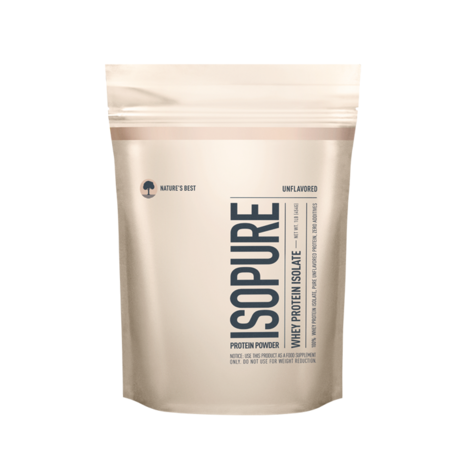 Isopure Zero Carb Protein Powder, Unflavored, 50g Protein, 1