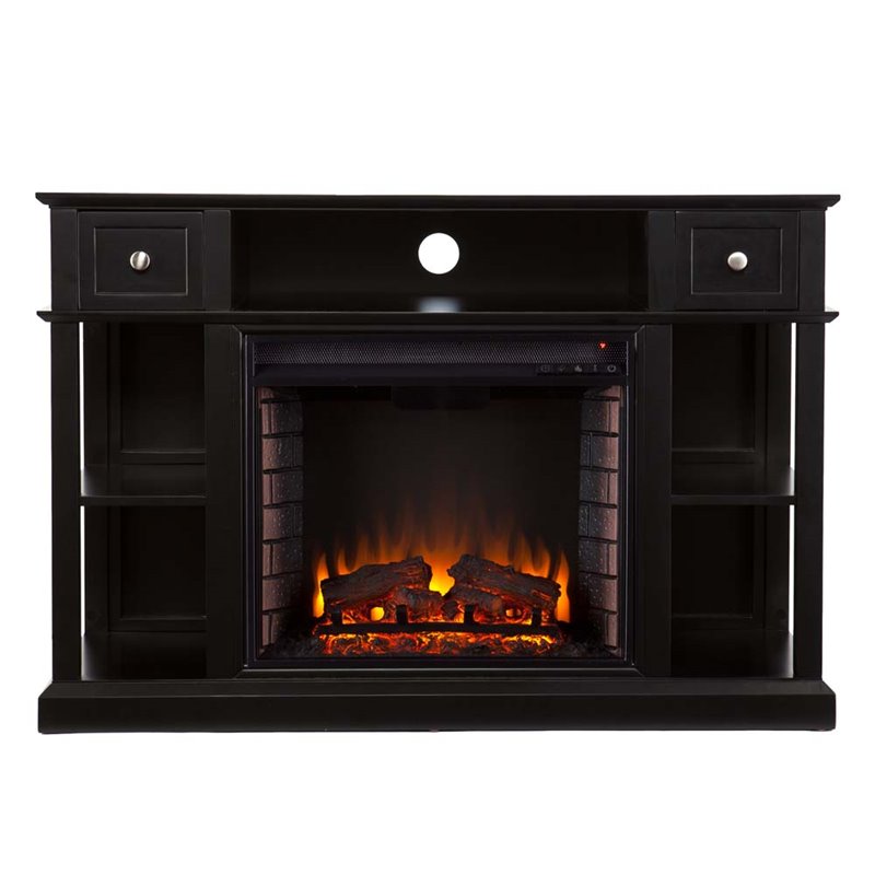 Southern Barrington Media Fireplace, Black - Box 1 of 2