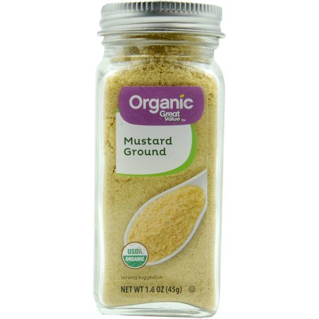 (2 Pack) Great Value Organic Mustard Ground, 1.6