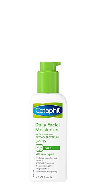 (2 Pack) Cetaphil Daily Facial Moisturizer Broad Spectrum SPF15, Fragrance Free, 4 Fl