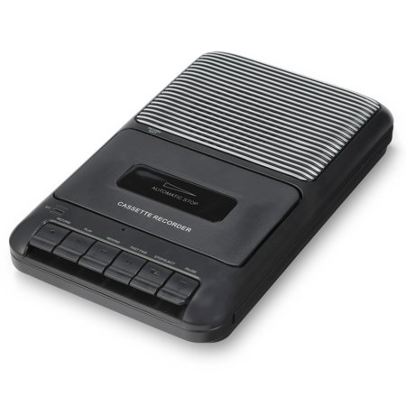 Onn Cassette Tape Recorder with Built-In Microphone - Walmart.com