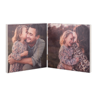 6x6 Hinged Photo Wood Display