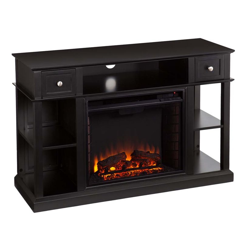 Southern Barrington Media Fireplace, Black - Box 1 of 2