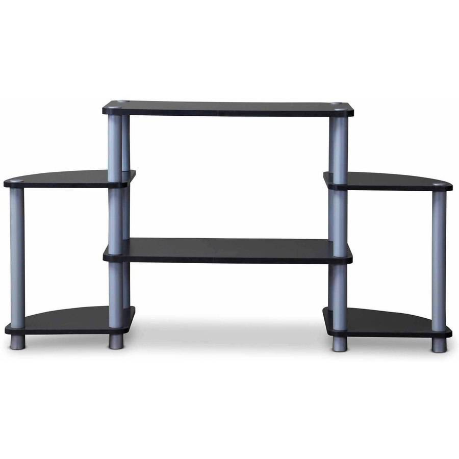 Baxton Studio Orbit Triple Tier TV Stand for TVs up to 42''