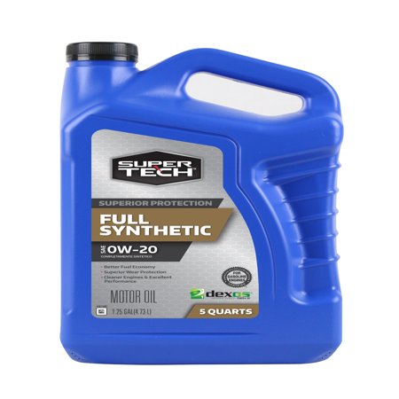 (6 Pack) Super Tech Synthetic 0w20 5q Dexos1 Gen2 - Walmart.com