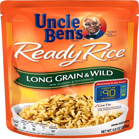 UNCLE BEN'S Ready Rice: Long Grain & Wild, 8.8oz - Walmart.com