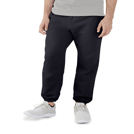 fruit of the loom men's dual defense elastic bottom sweatpants